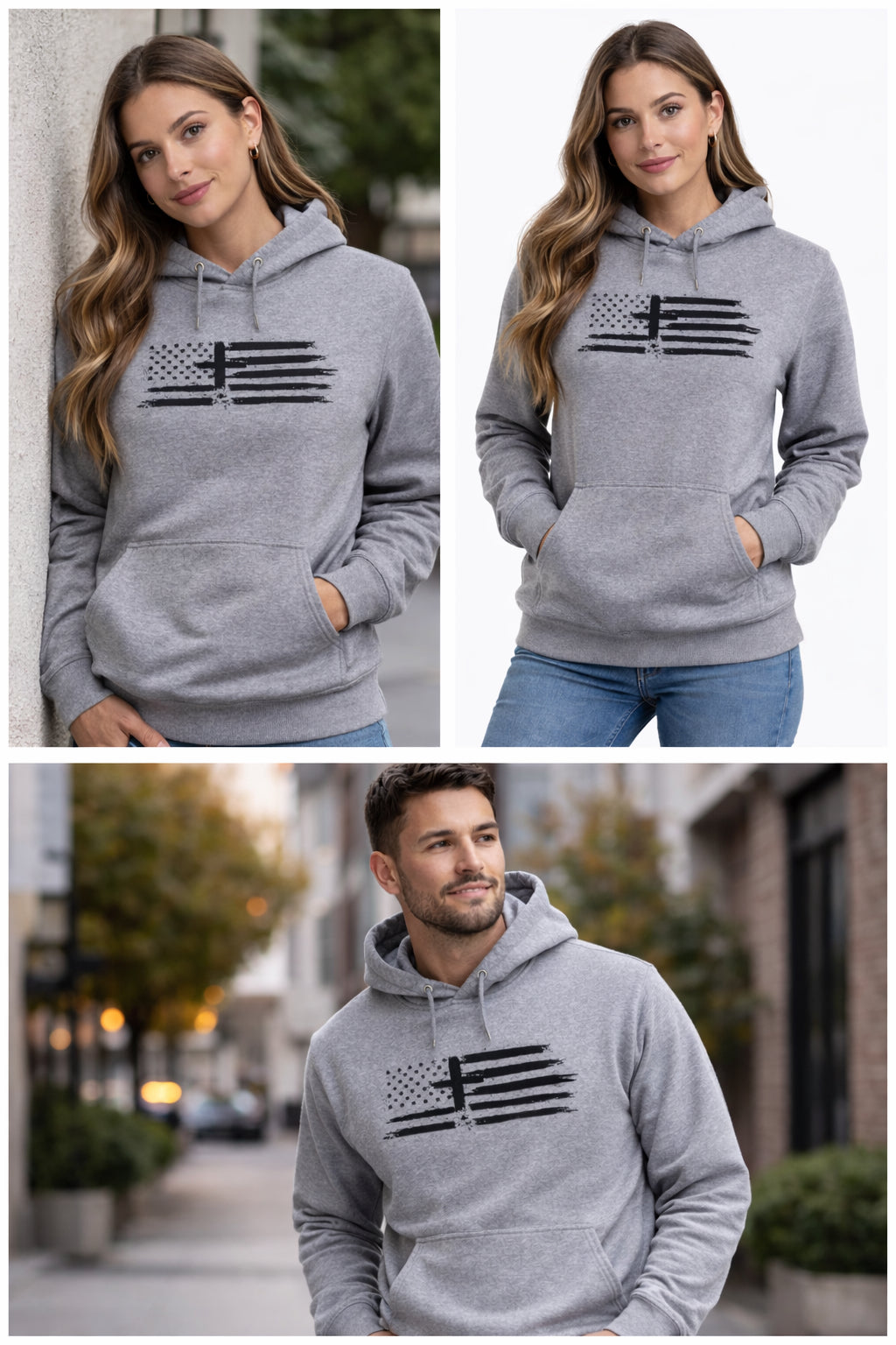 Faith Family Freedom Hoodie - Inspirational Comfort Wear